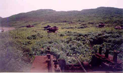 Destroyed T 34 tanks in Russia- far east