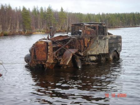 FAUN ZR, recovered from the lake in Russia