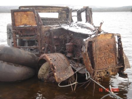 FAUN ZR, recovered from the lake in Russia