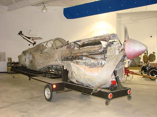 Curtis P-40 Warhawk wreckage on Ebay