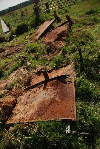 LOADS of BIG finds at WW2 airfield, bomb containers? explosive crates etc