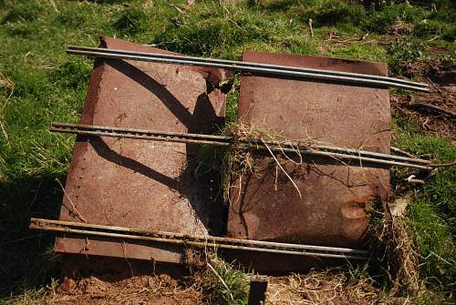 LOADS of BIG finds at WW2 airfield, bomb containers? explosive crates etc