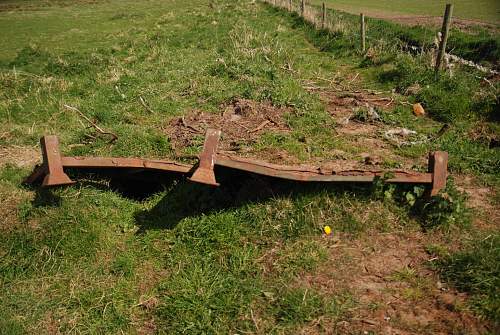 LOADS of BIG finds at WW2 airfield, bomb containers? explosive crates etc