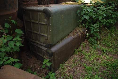 LOADS of BIG finds at WW2 airfield, bomb containers? explosive crates etc