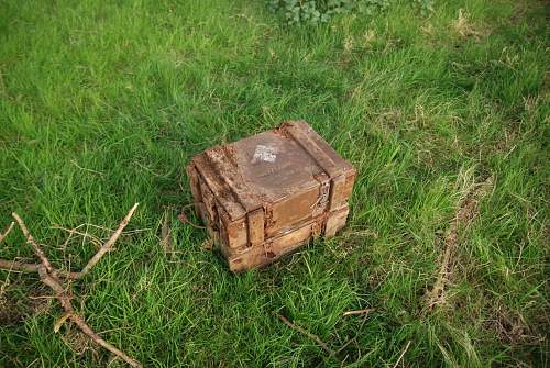 LOADS of BIG finds at WW2 airfield, bomb containers? explosive crates etc