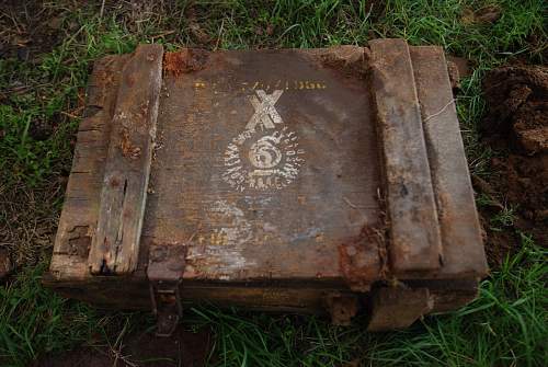 LOADS of BIG finds at WW2 airfield, bomb containers? explosive crates etc