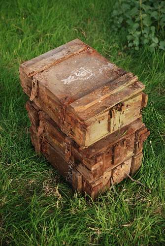 LOADS of BIG finds at WW2 airfield, bomb containers? explosive crates etc