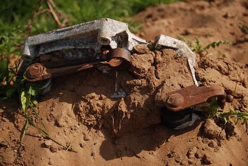 LOADS of BIG finds at WW2 airfield, bomb containers? explosive crates etc