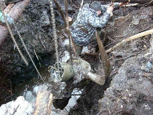 DB-3 bomber, recovered in Karelia 2006 year