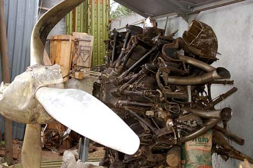 DB-3 bomber, recovered in Karelia 2006 year