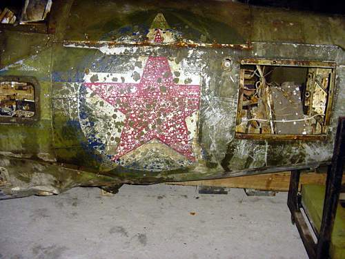 P-39 Airacobra recovered from Mart- Jarv lake Northern Russia