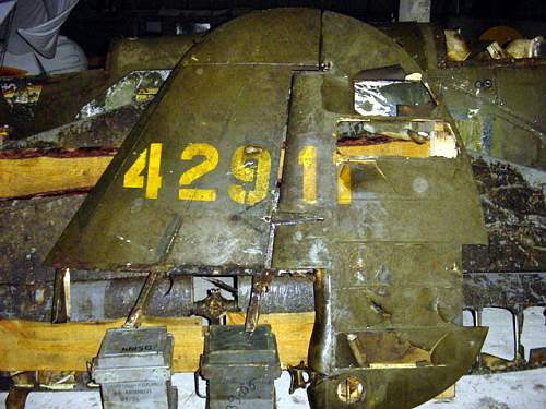 P-39 Airacobra recovered from Mart- Jarv lake Northern Russia