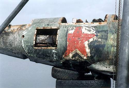 P-39 Airacobra recovered from Mart- Jarv lake Northern Russia