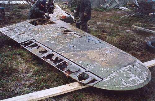 Hawker Hurricane recovered from lake near Murmansk