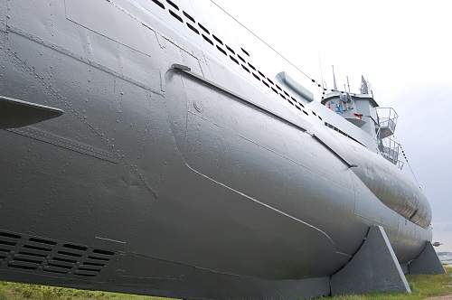 U 995, VIIC/41, Laboe, Kiel, Germany - one of only five German submarines left. GRAPHCS HEAVY!!!