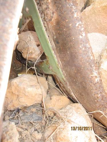 Ammo crate found in a fence, Malta