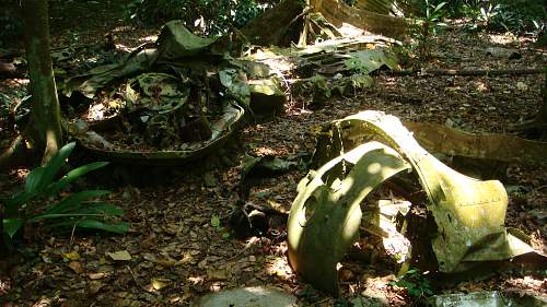 B-17E Bomber Crash Site, Santo, Vanuatu.