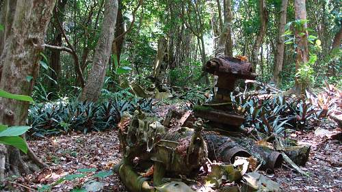 B-17E Bomber Crash Site, Santo, Vanuatu.