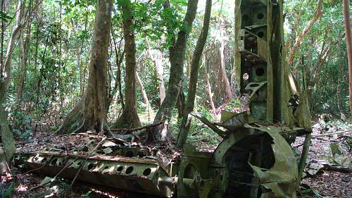 B-17E Bomber Crash Site, Santo, Vanuatu.