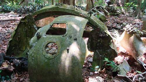 B-17E Bomber Crash Site, Santo, Vanuatu.