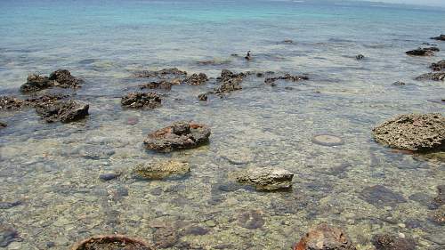 WWII relics dive. Tanks, Jeeps, Trucks.