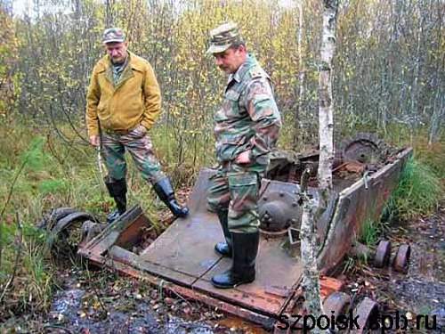 KV1-S found in the forests near Leningrad, Wolchow front