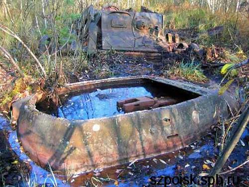 KV1-S found in the forests near Leningrad, Wolchow front