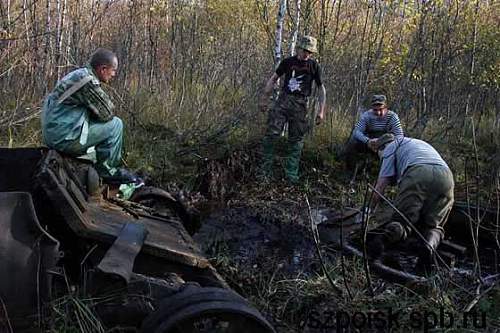 KV1-S found in the forests near Leningrad, Wolchow front