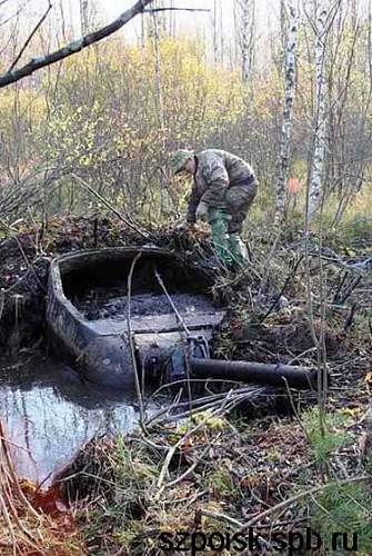 KV1-S found in the forests near Leningrad, Wolchow front