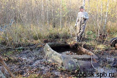 KV1-S found in the forests near Leningrad, Wolchow front