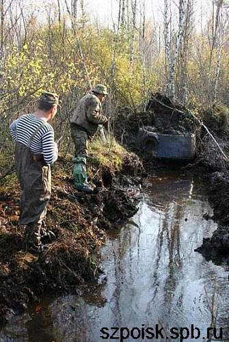 KV1-S found in the forests near Leningrad, Wolchow front