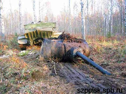 KV1-S found in the forests near Leningrad, Wolchow front