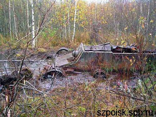 KV1-S found in the forests near Leningrad, Wolchow front