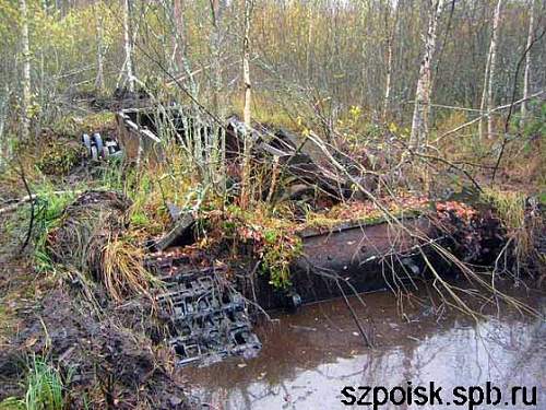 KV1-S found in the forests near Leningrad, Wolchow front