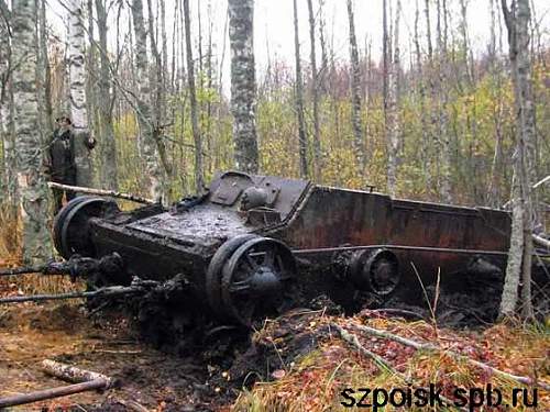 KV1-S found in the forests near Leningrad, Wolchow front