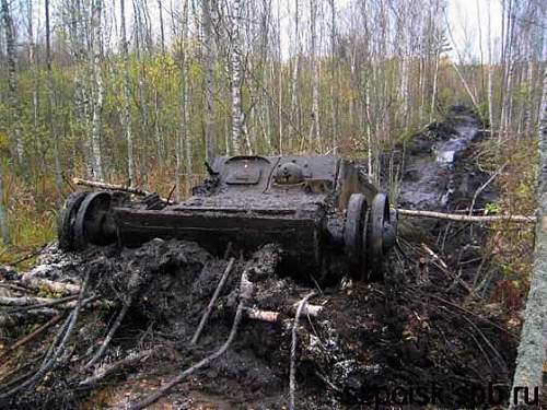 KV1-S found in the forests near Leningrad, Wolchow front