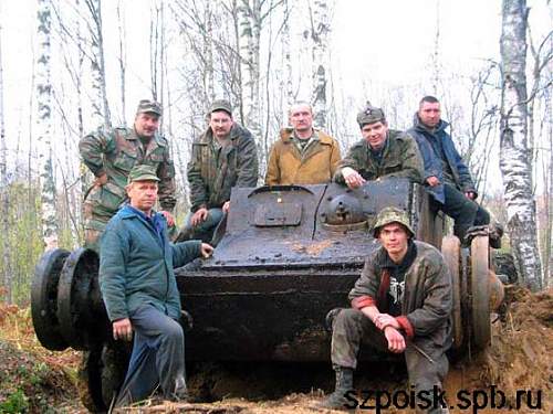 KV1-S found in the forests near Leningrad, Wolchow front