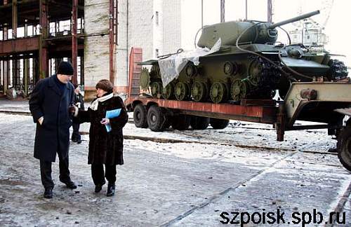 KV1-S found in the forests near Leningrad, Wolchow front