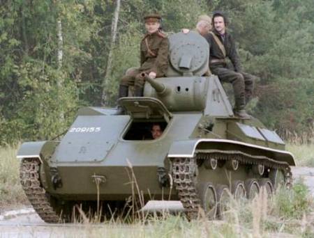 T 70 Soviet tank found in the swamps near Pskov