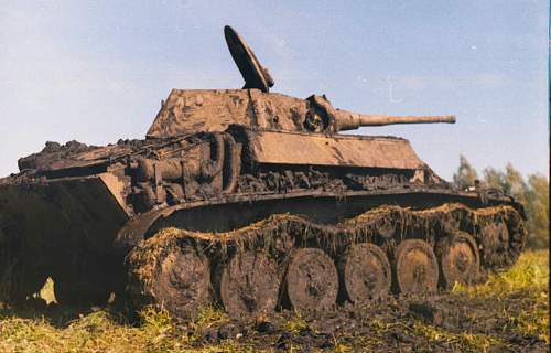 T 70 Soviet tank found in the swamps near Pskov