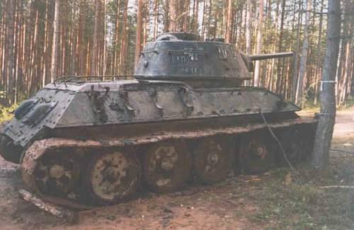 T 34 m43, re-issued with Balkenkreuz