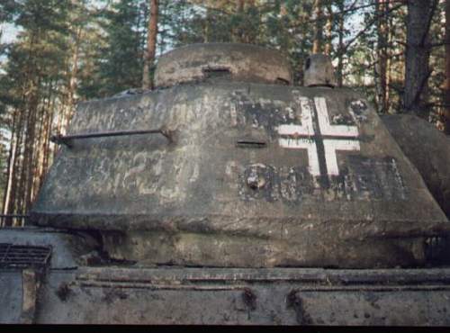 T 34 m43, re-issued with Balkenkreuz