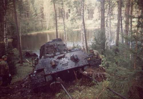 T 34 m43, re-issued with Balkenkreuz