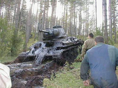 T 34 m43, re-issued with Balkenkreuz