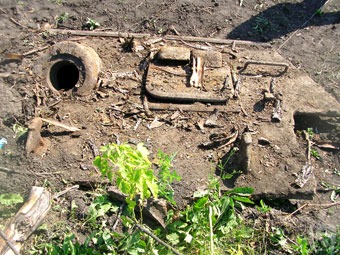 Remains discovered of a T34 along with it's crew