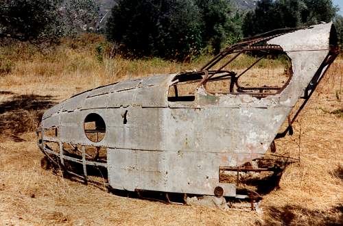 CAPRONI  Ca310 , from the discovery of an unique survived aircraft section