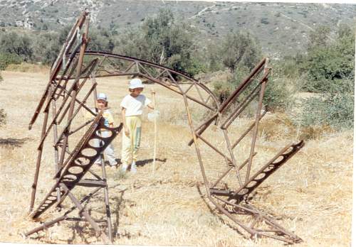 SAVOIA MARCHETTI  SM 82 Cangaru, the discovering of a dismantled fuselage