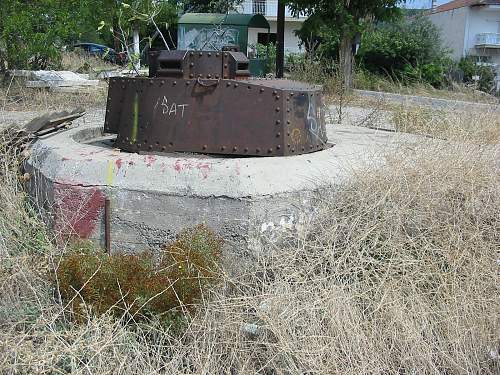 An other Panzerstellung with PzKpfw 38(t) turret