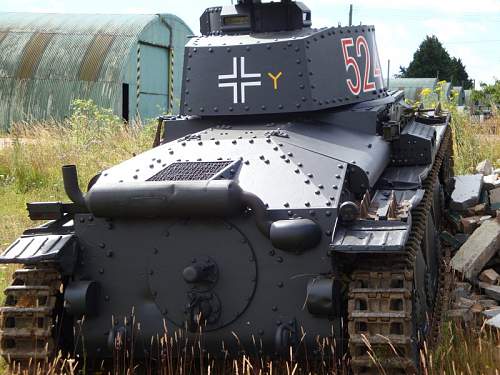 An other Panzerstellung with PzKpfw 38(t) turret