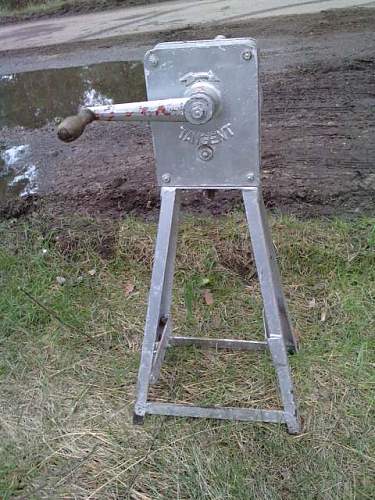 Heavy Air raid siren recovered from a skip